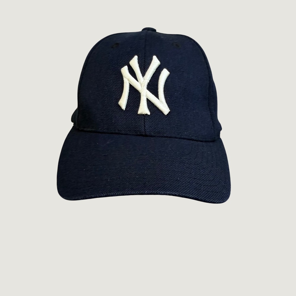 Puma New York Yankees Hat Navy Blue Snapback Baseball Cap NY Logo OSFA Wool Blnd